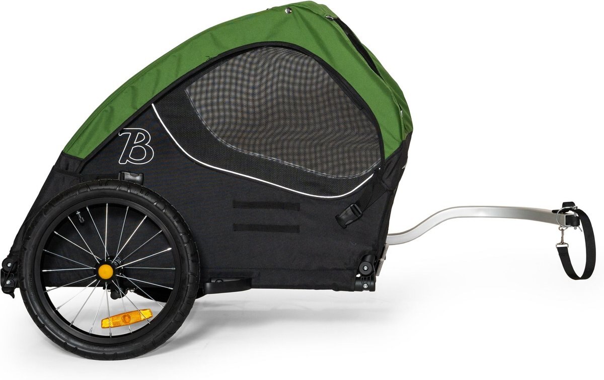 Burley Tail Wagon Dog Bicycle Trailer， Fern Green