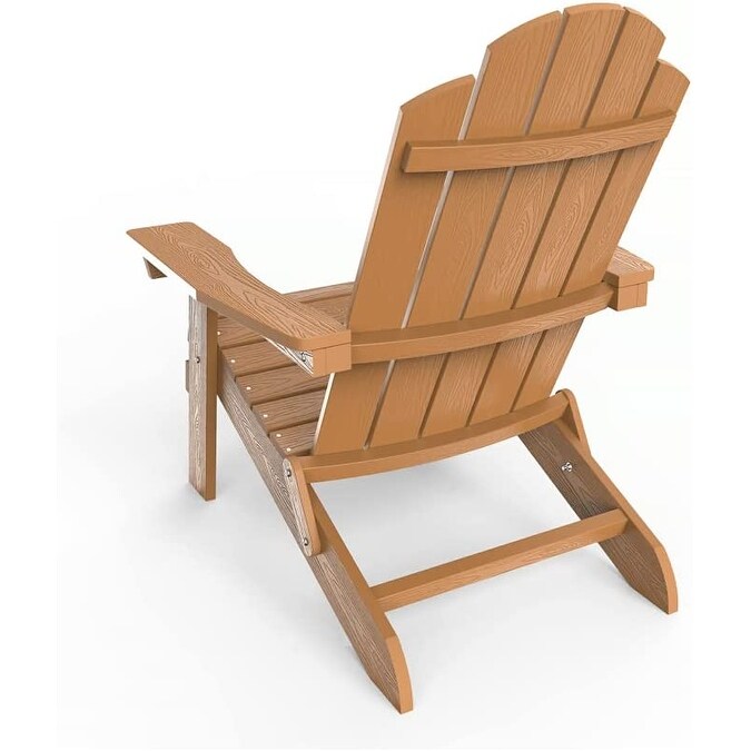 WINSOON  Weather HIPS Outdoor Folding Adirondack Chair Outdoor Garden Patio Chair