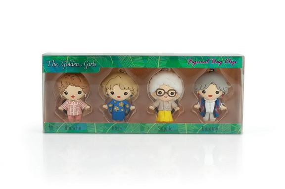 The Golden Girls 4 Piece Foam Figural Backpack Cli...