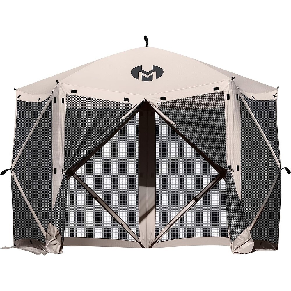 Exacme Portable Gazebo Pop up Tent for Camping  Outdoor Four Sides Pop up Clam Screen Tent with Canopy Shelter  1024 5PC