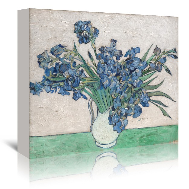 Americanflat Irises By Vincent Van Gogh Farmhouse Botanical Wall Art