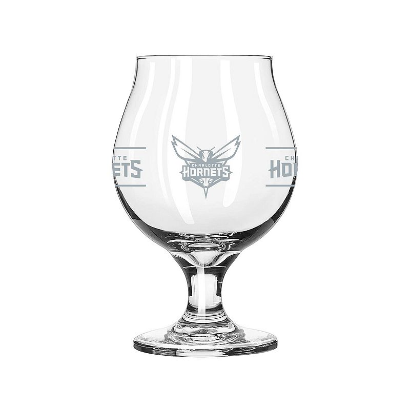 Charlotte Hornets 16oz. Belgium Glass