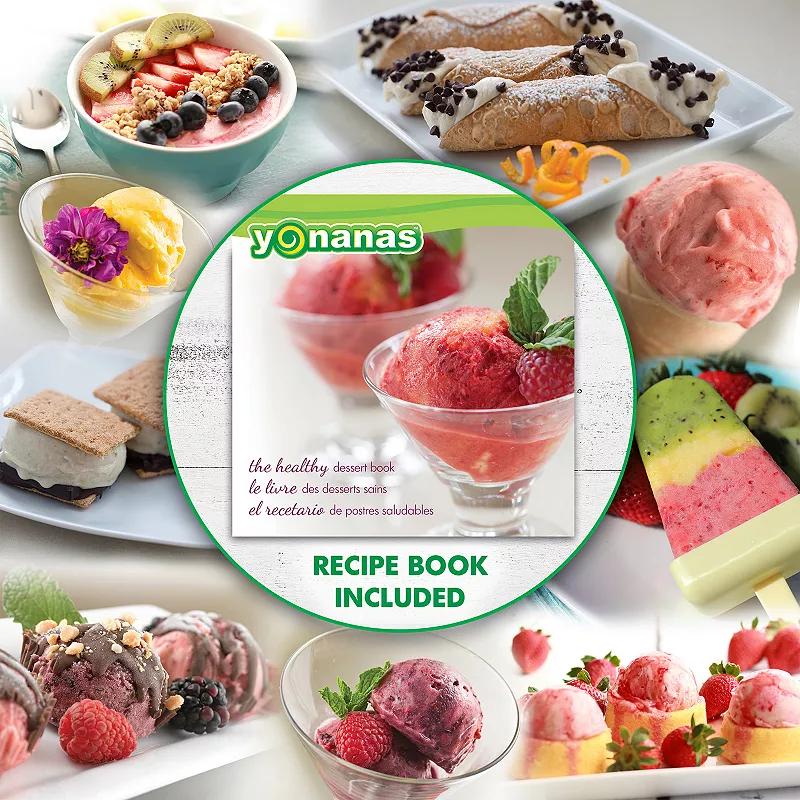 Yonanas Classic Healthy Fruit Soft-Serve Dessert Maker