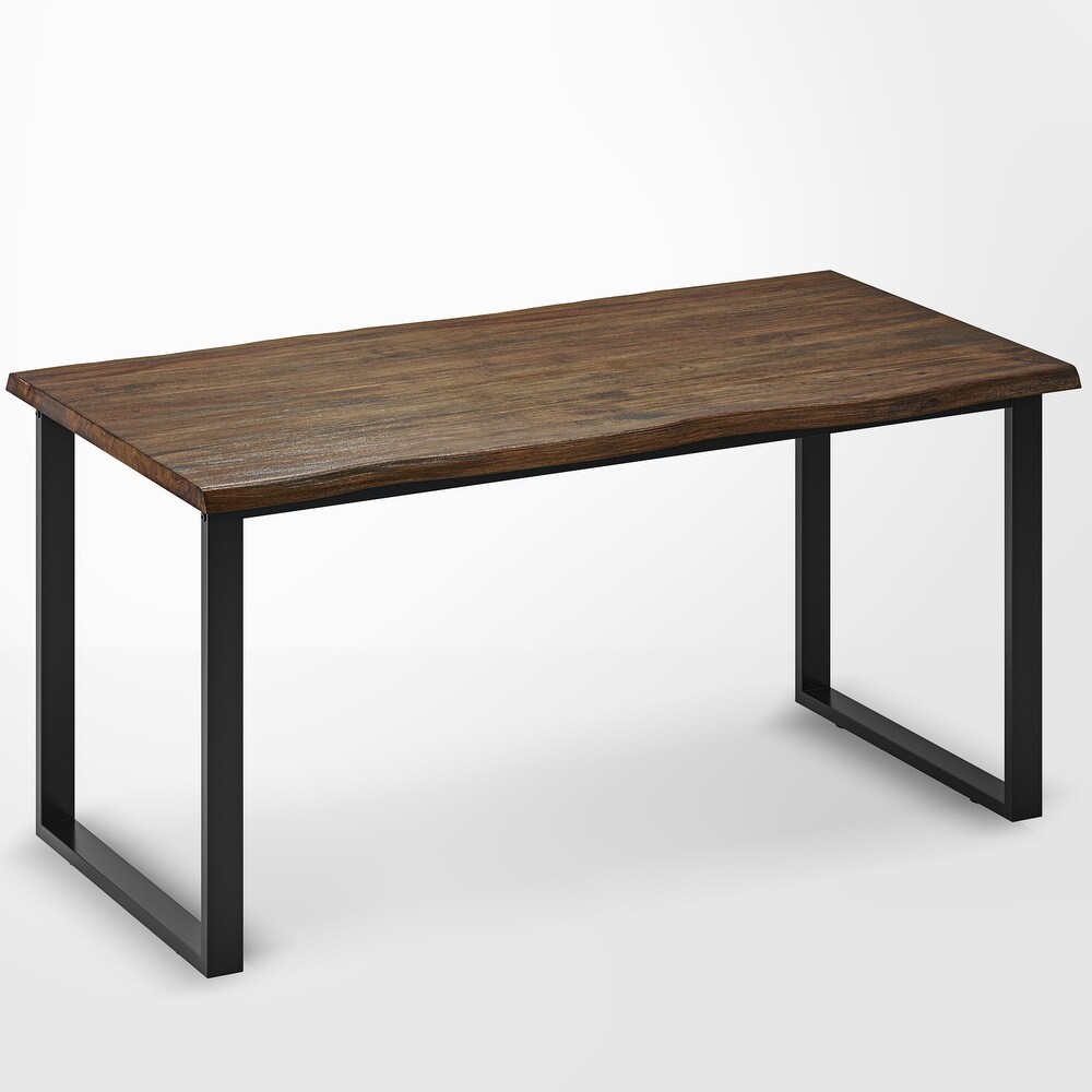 55 Inch Distressed Solid Wood Dining Table   52.4\