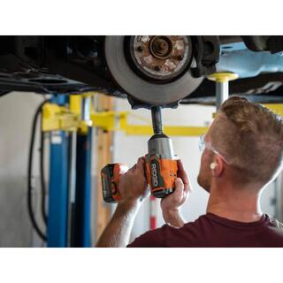 RIDGID 18V Cordless 2-Tool Combo Kit with Brushless High Torque Impact Wrench and Cordless Grease Gun (Tools Only) R86212B-R860445B