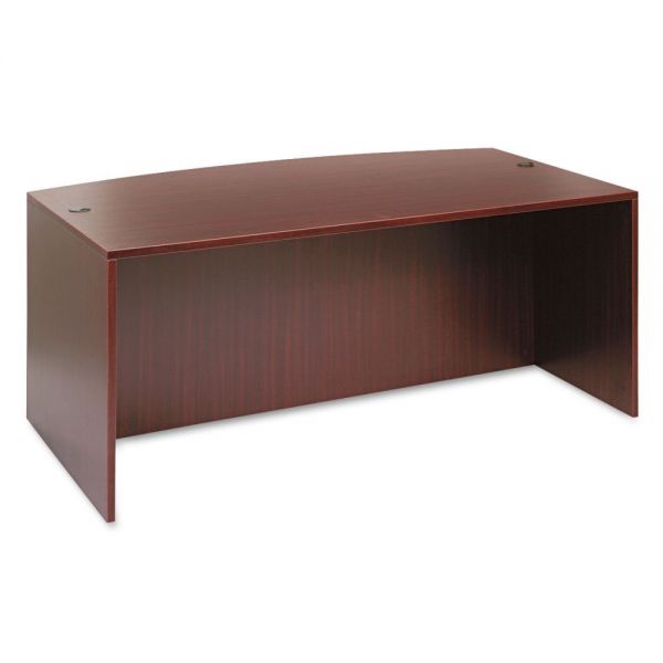 Alera Valencia Series Bow Front Desk Shell， 71