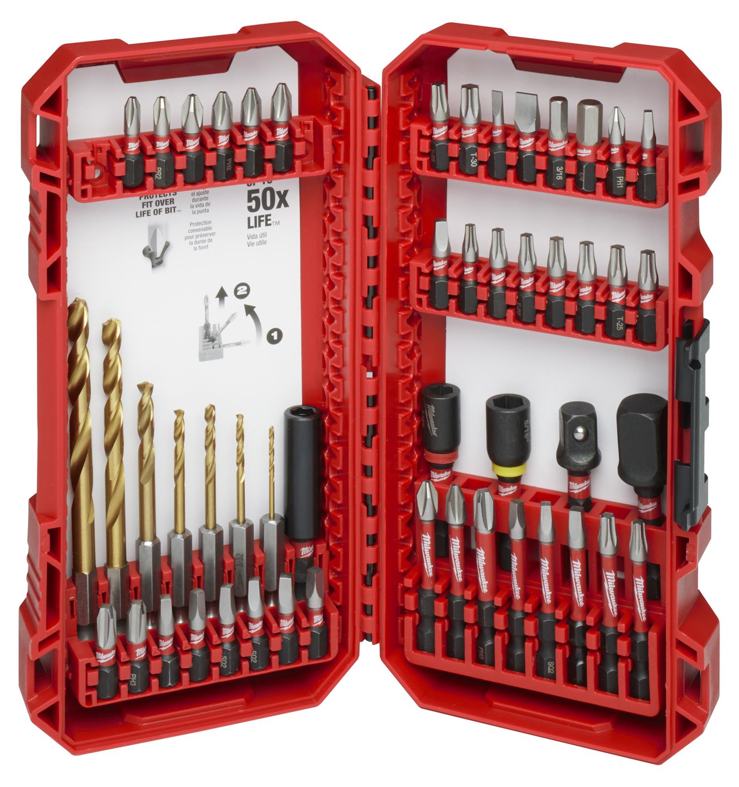 Milwaukee Tool 48-32-4013 Milwaukee SHOCKWAVE Impact Drill and Drive Sets