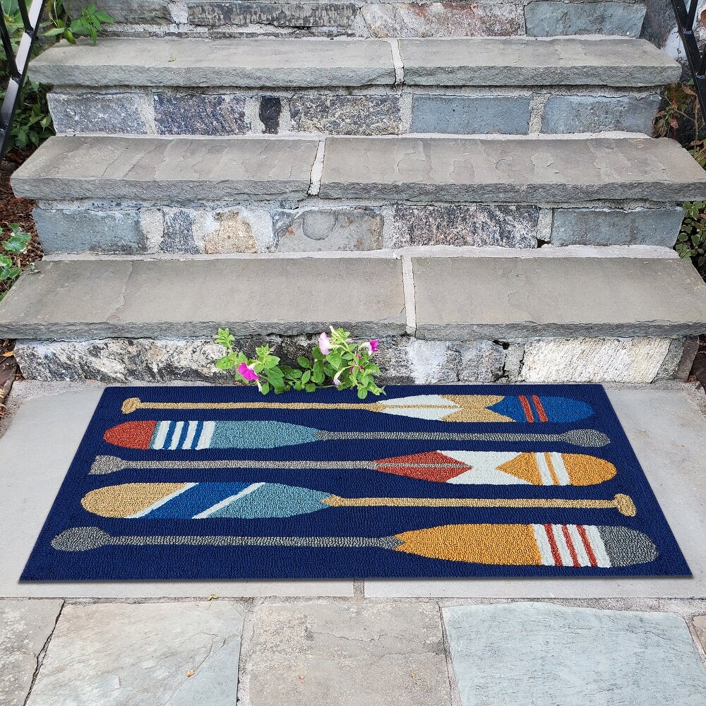 Liora Manne Frontporch Paddles Indoor/Outdoor Rug