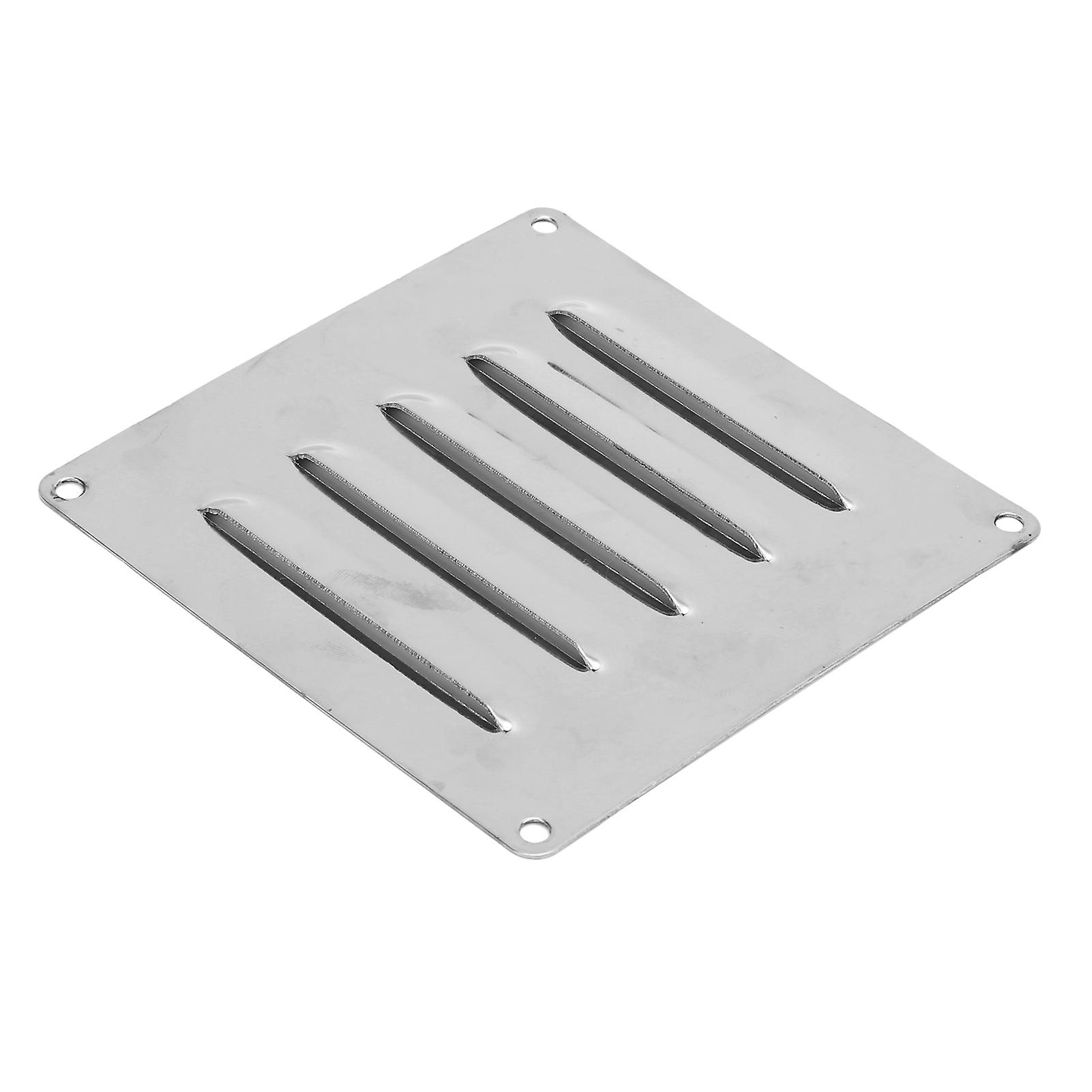 Stainless Steel Air Ventilation Plates Shutters 127x114mm Marine Hardware Assembly For Ships