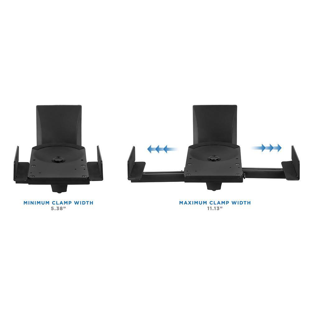 mount-it! Speaker Wall Mounts with Sliding Clamps (Pair) MI-SB37