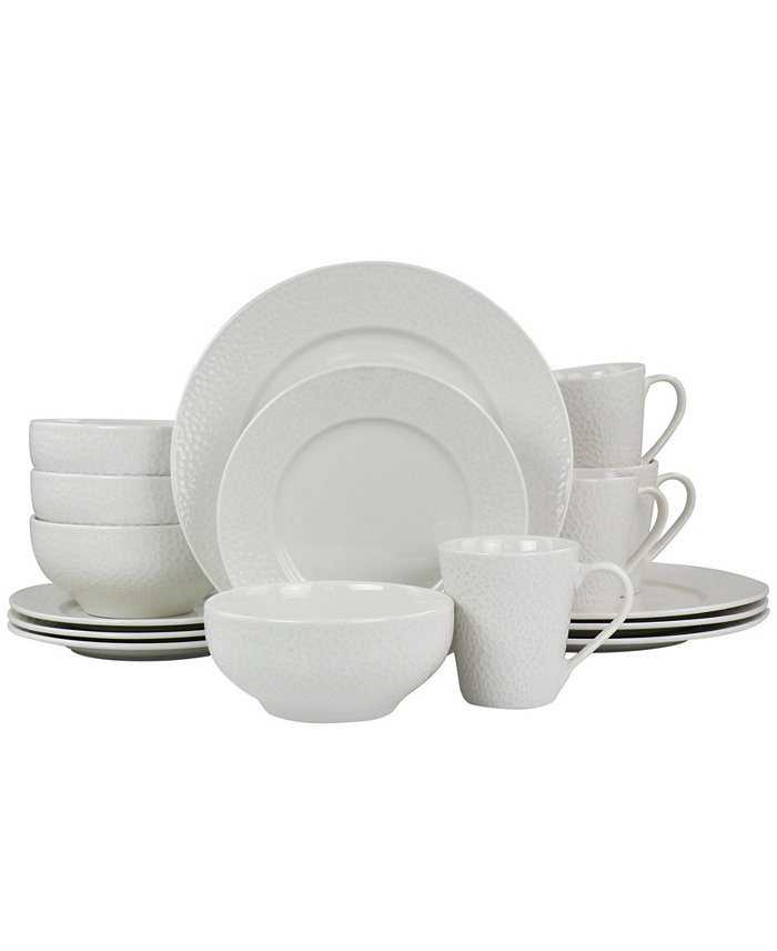 Elama Alexa 16 Piece Porcelain Dinnerware Set Service for 4