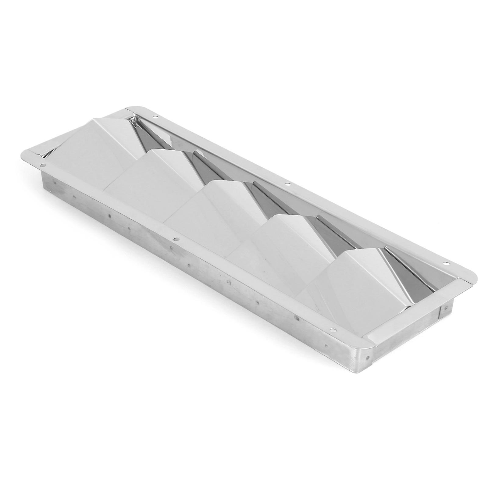 5 Slots Boat Louver Vent Rectangle Stainless Steel Durable Ventilation Grille Hardware Fitting