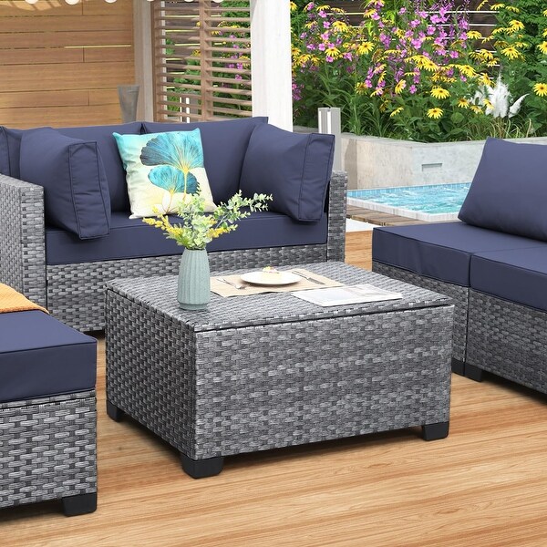 Outdoor PE Wicker Coffee Table