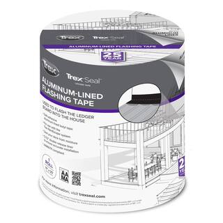 Trex RainEscape Trex 11 in. x 50 ft. Ledger Tape Self-Adhesive Butyl Tape with Aluminum Liner TS 0042