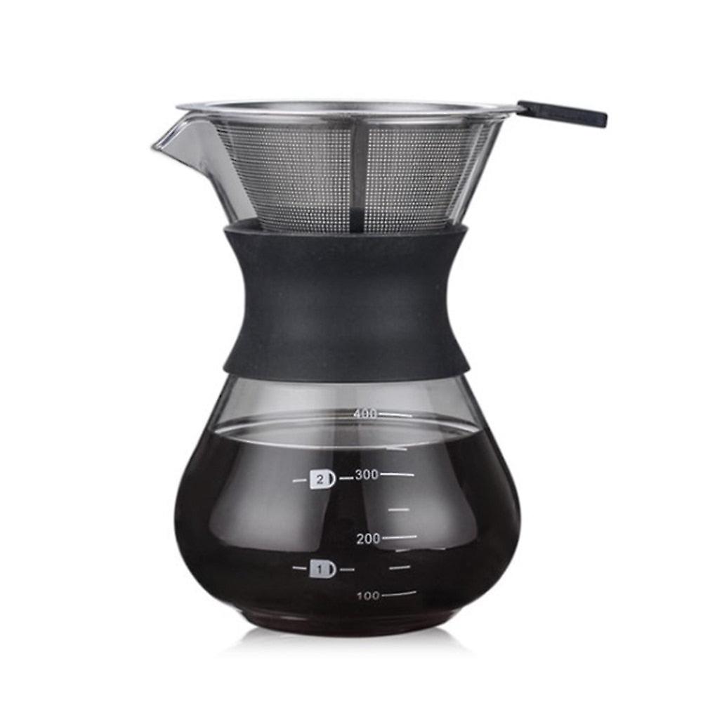 One-piece coffee drip pot