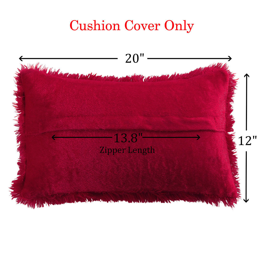 Unique Bargains Solid Sofa Luxury Rectangle Decorative Throw Pillow Cover, 12