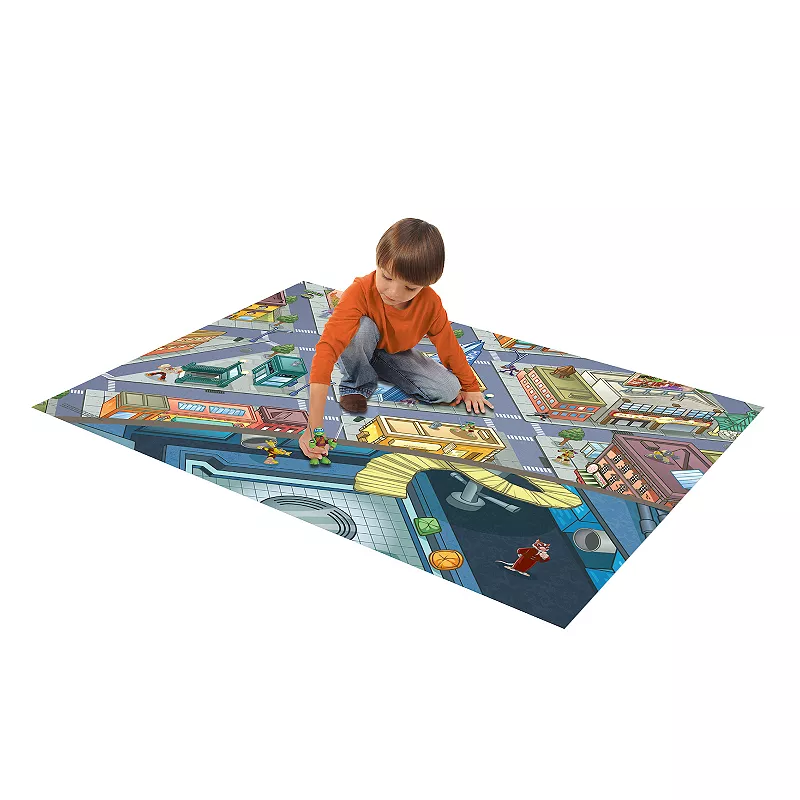 Teenage Mutant Ninja Turtles Megamat Roads Play Mat with Toy