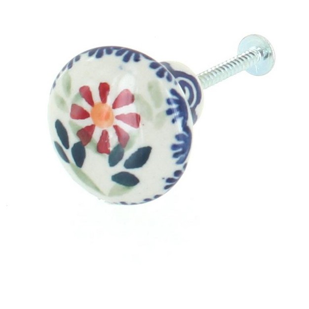 Blue Rose Polish Pottery U001 Manufaktura Drawer Pull