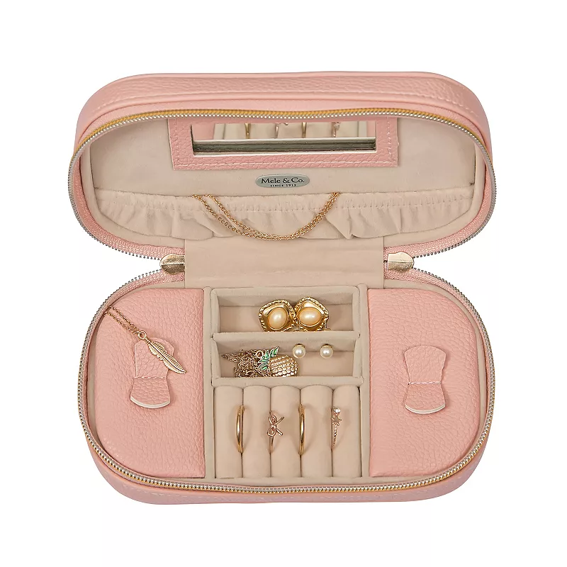 Mele Designs Alma Travel Zip Close Jewelry Case