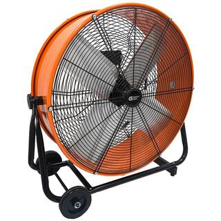 Commercial Electric 24 in. 2-Speed Heavy Duty Tilt Drum Fan SFDC6-600CT0-4