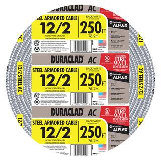 Southwire 600-Volt 250 ft. 122 Duraclad Type AC Lightweight Steel Armored Cable 55274901