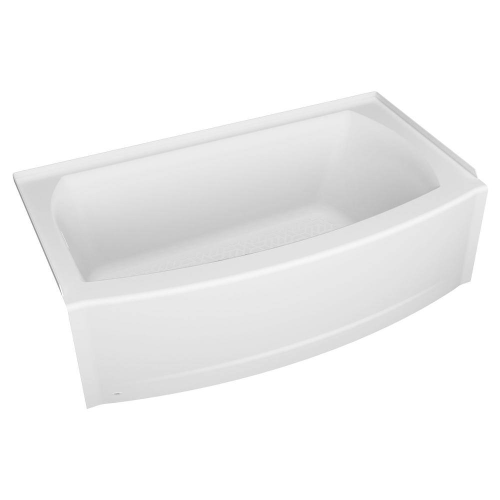 American Standard Ovation Curve 60 in. x 30 in. Soaking Bathtub with Left Hand Drain in Arctic White 2576212S.011