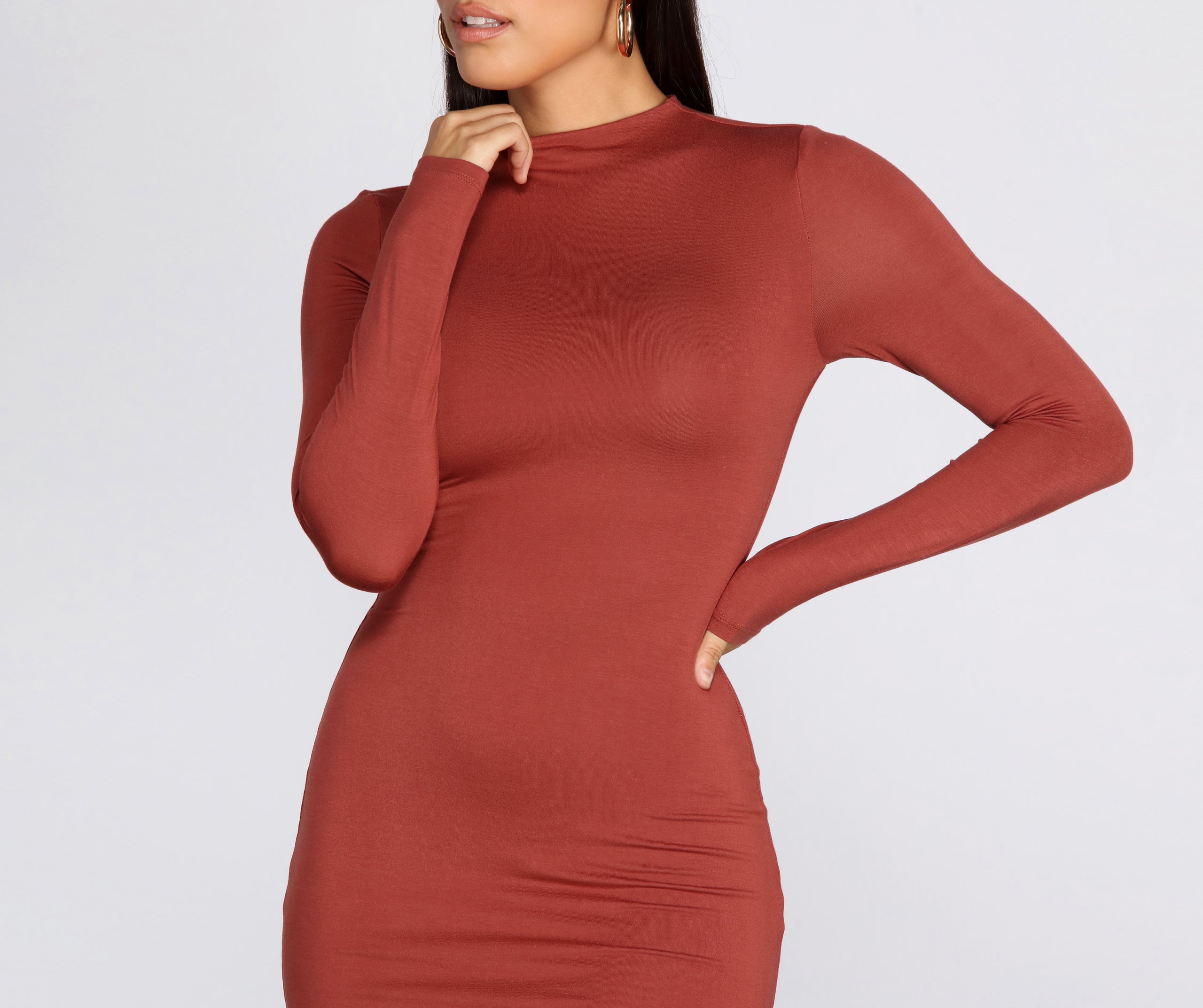 Feeling Knit Midi Dress