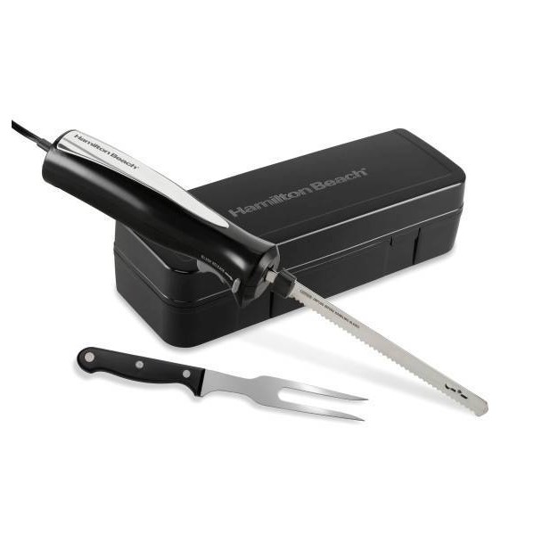 Hamilton Beach Electric Knife Carving Set Black 74277