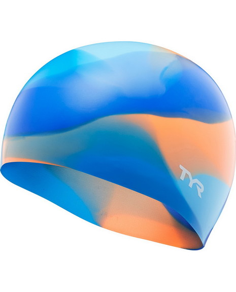 TYR LCSJRTD Tie Dye Silicone Youth Swim Cap
