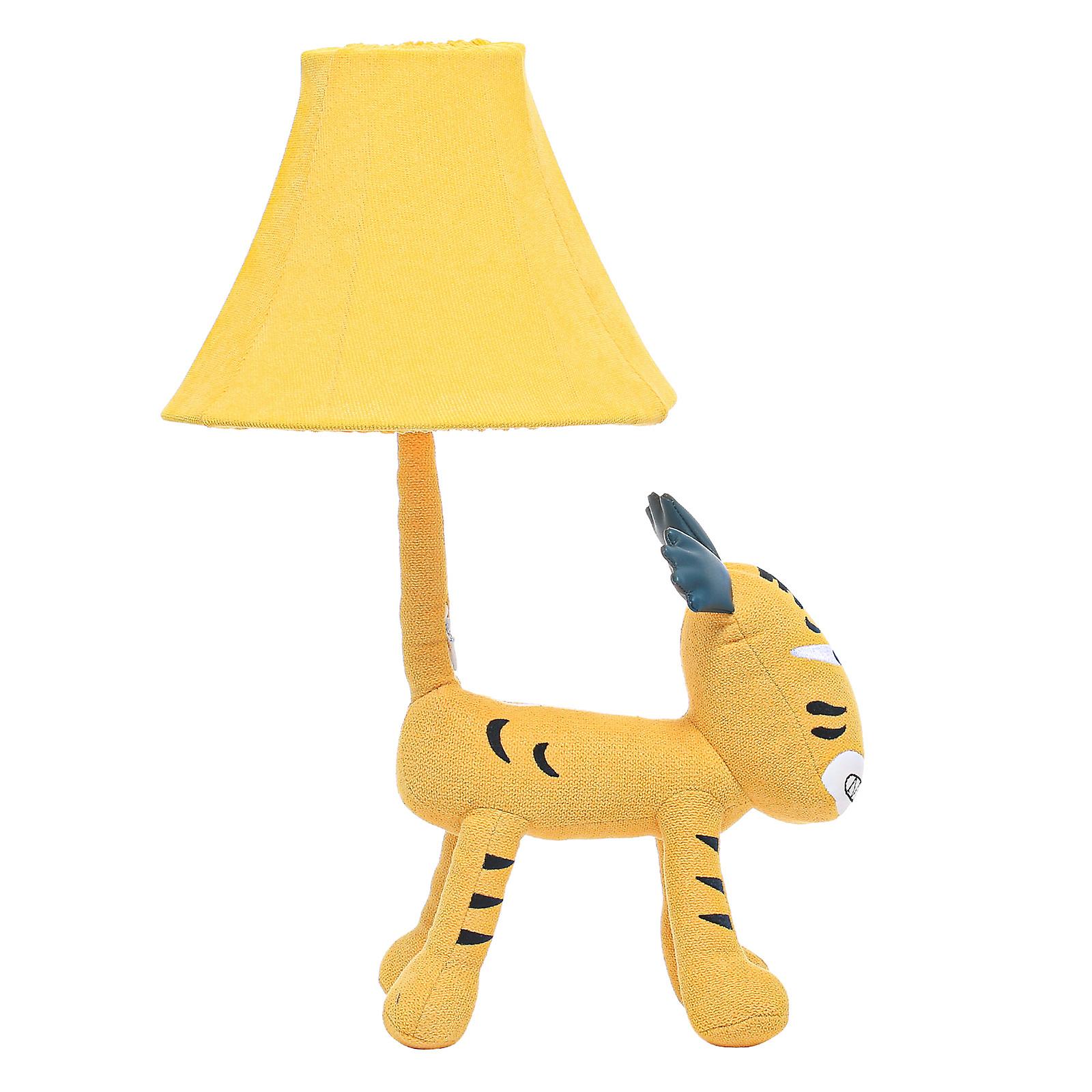 Tomfeel Tiger Lamp Usb Plug Animal Lamp Kids Table Lamp Night Light For Kids Lampshade For Children Bedroom Nursery Room With 7w Lightball No.309139