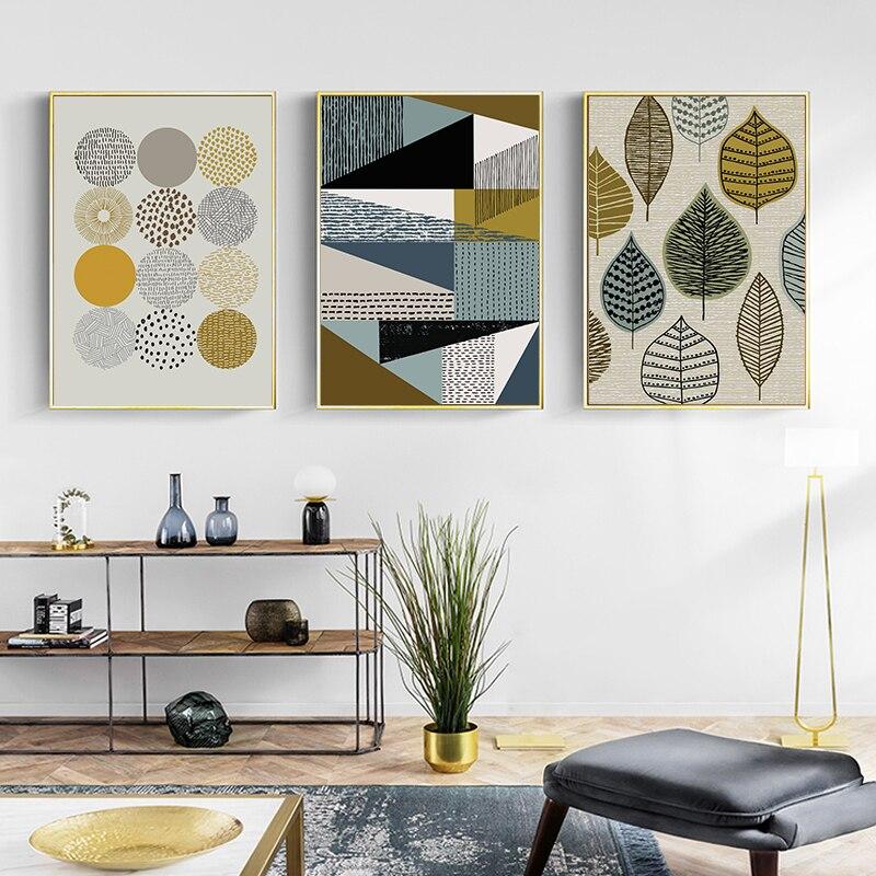 PATTERNS EN LEAF CANVAS PRINT