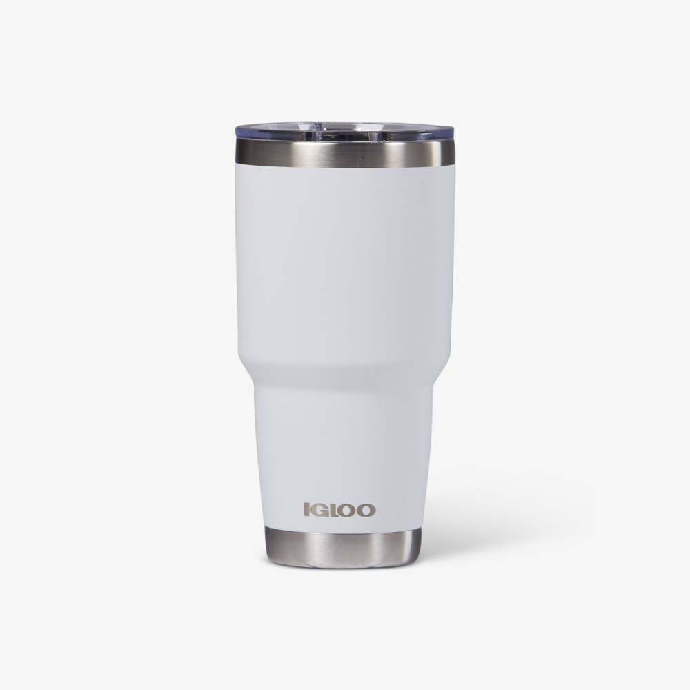 Igloo Tumbler Reusable Hot/Cold Stainless Steel White 27oz