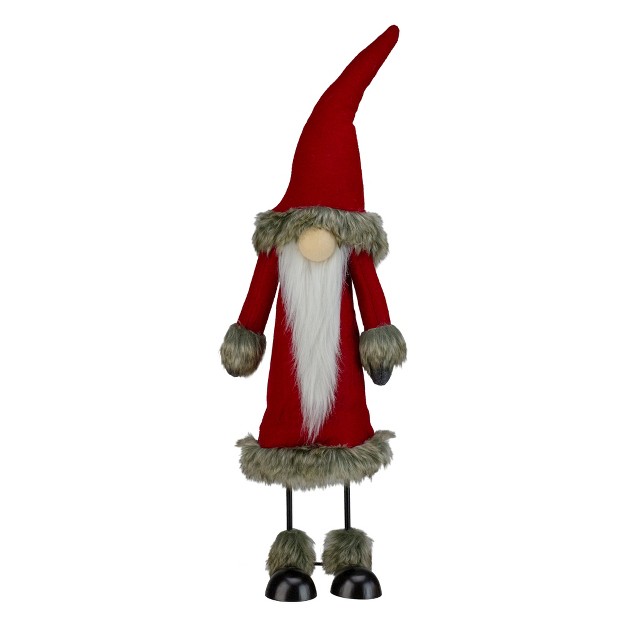 Red And White Santa Gnome Christmas Figurine