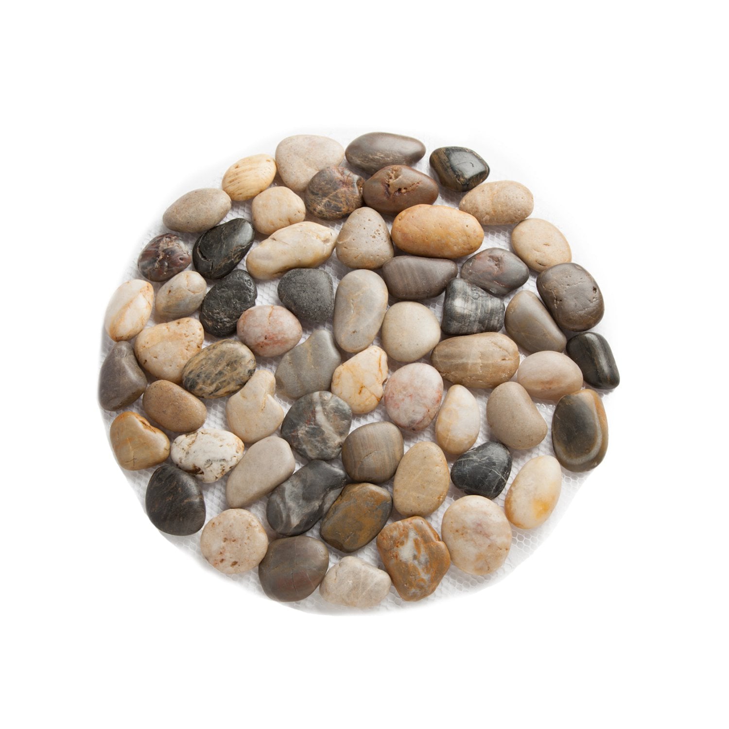 River Rock Stepping Stones, Set of 3