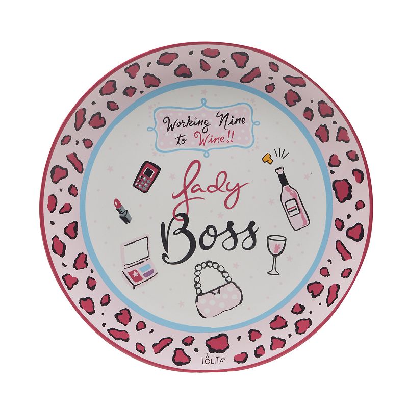 Certified International Lolita Lady Boss 4-pc. Dessert Plate Set