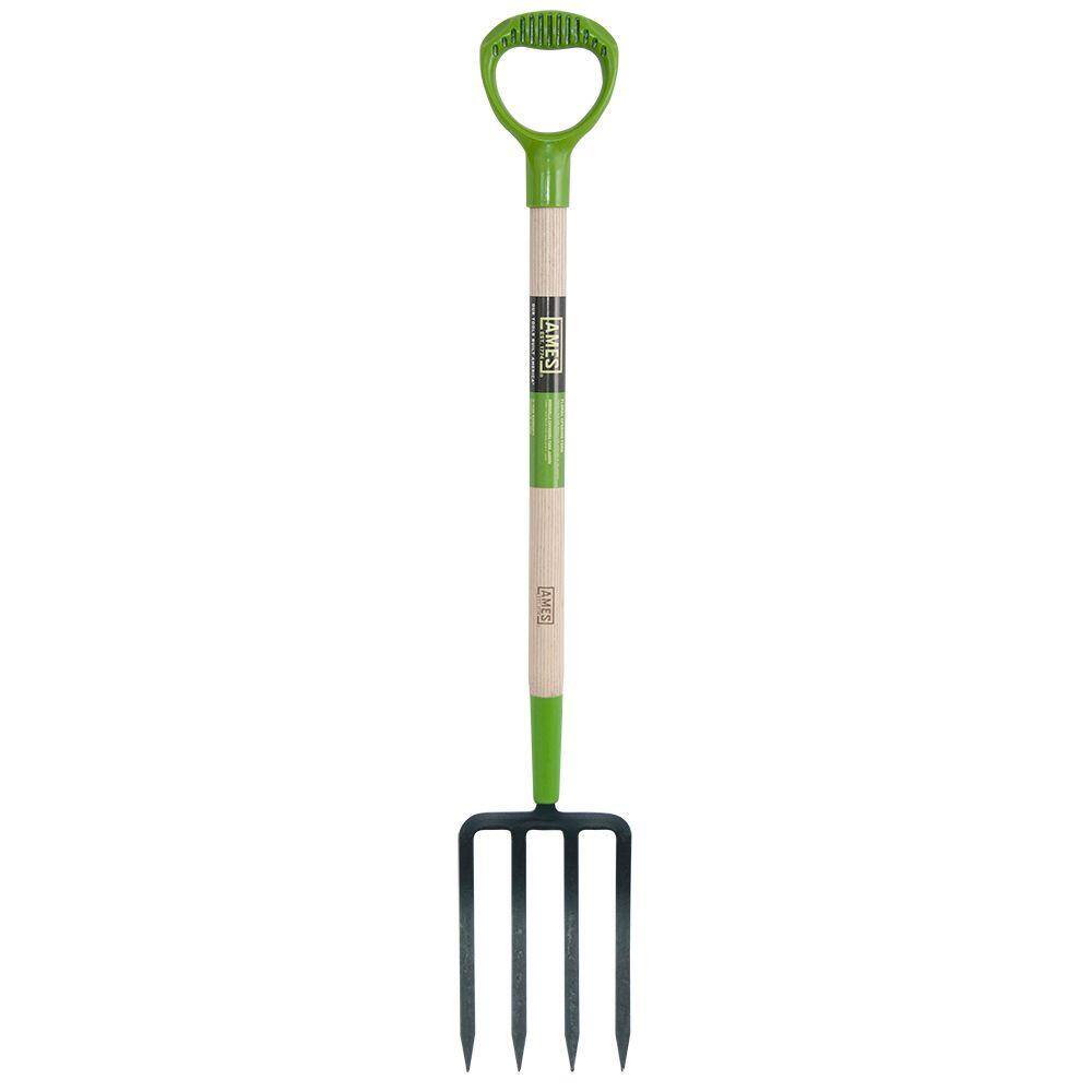 Ames 26 in. 4-Tine Forged Spading Garden Fork 2916400