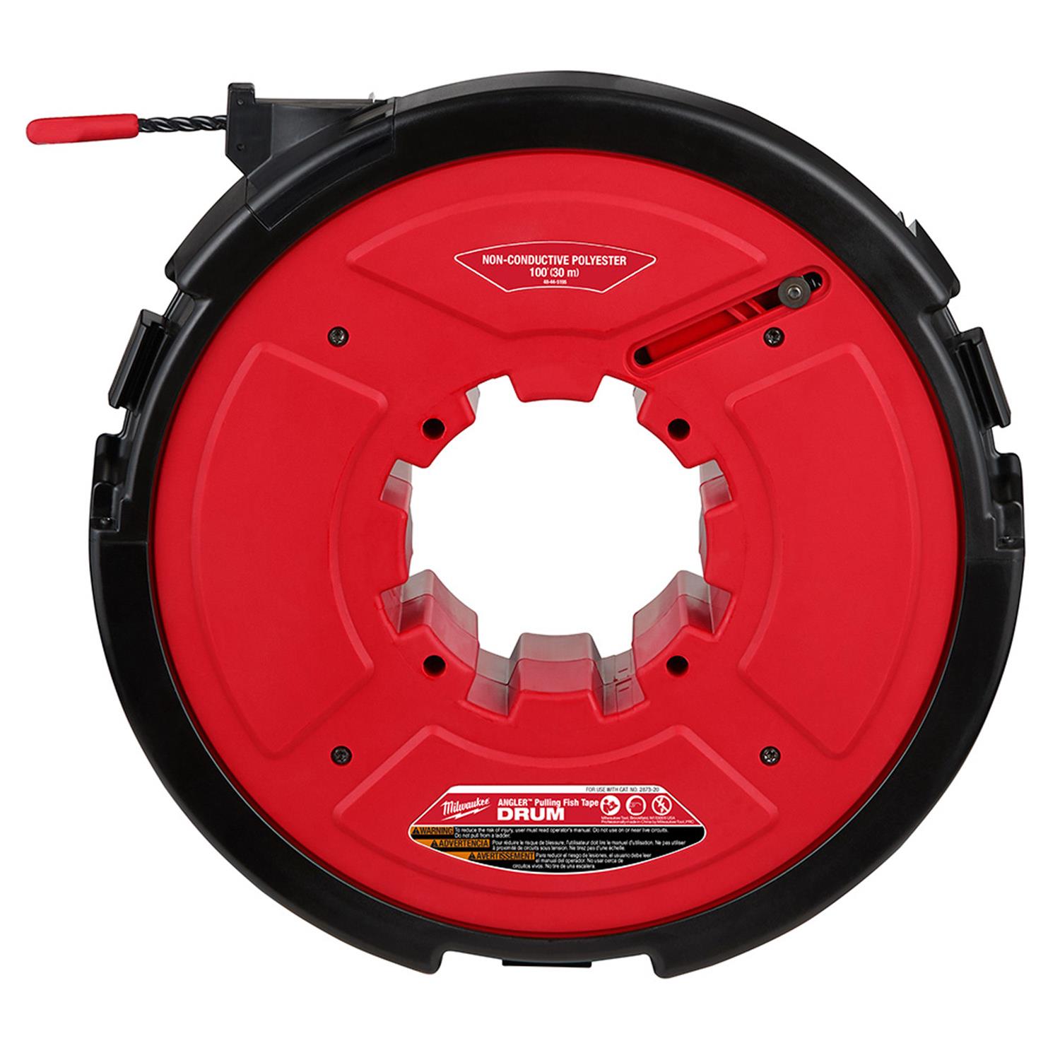 Milwaukee Tool 48-44-5195 Milwaukee M18 FUEL ANGLER Non-Conductive Polyester Pulling Fish Tape Drums