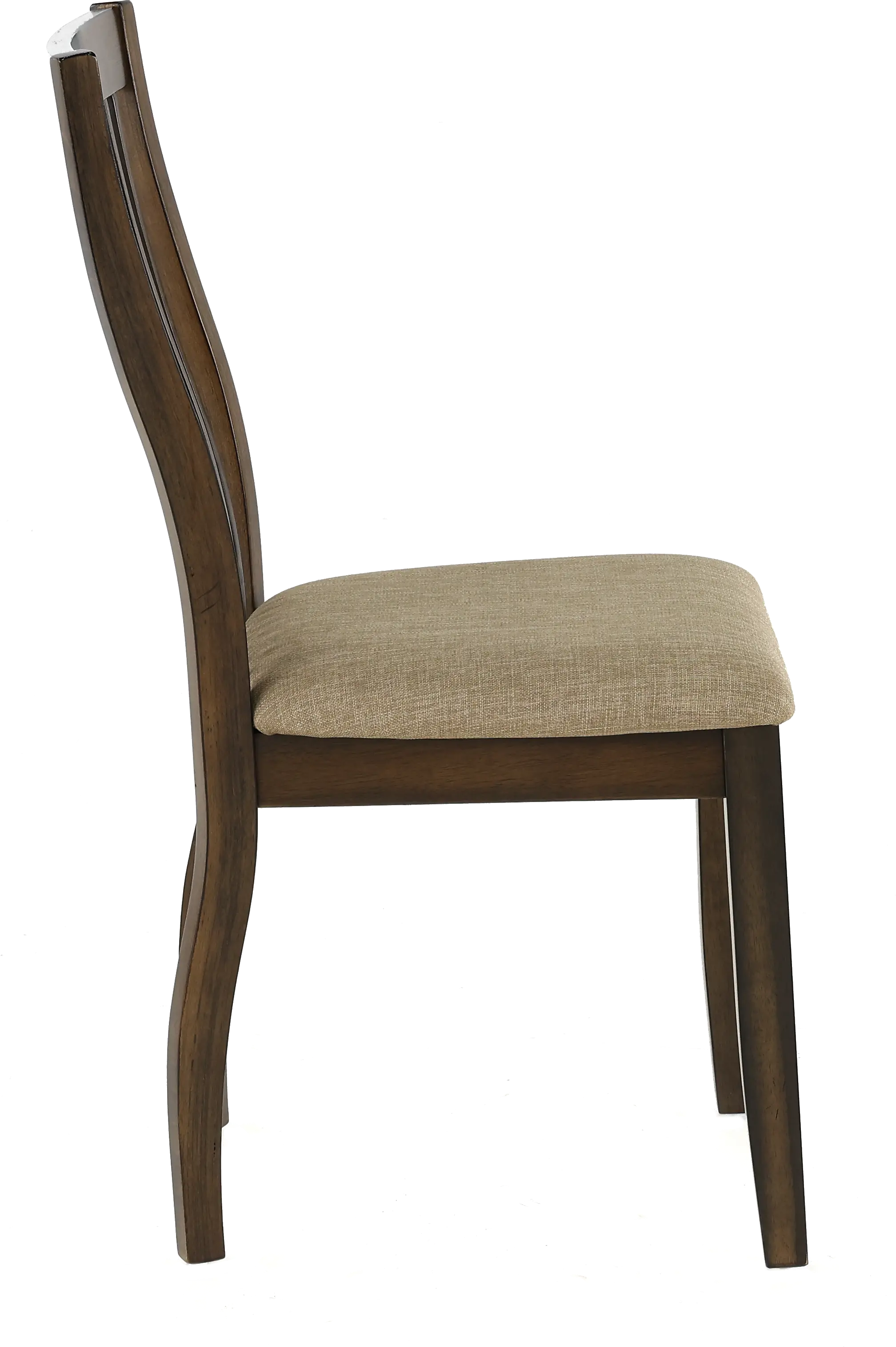 Zoey Brown Slat Back Dining Room Chair