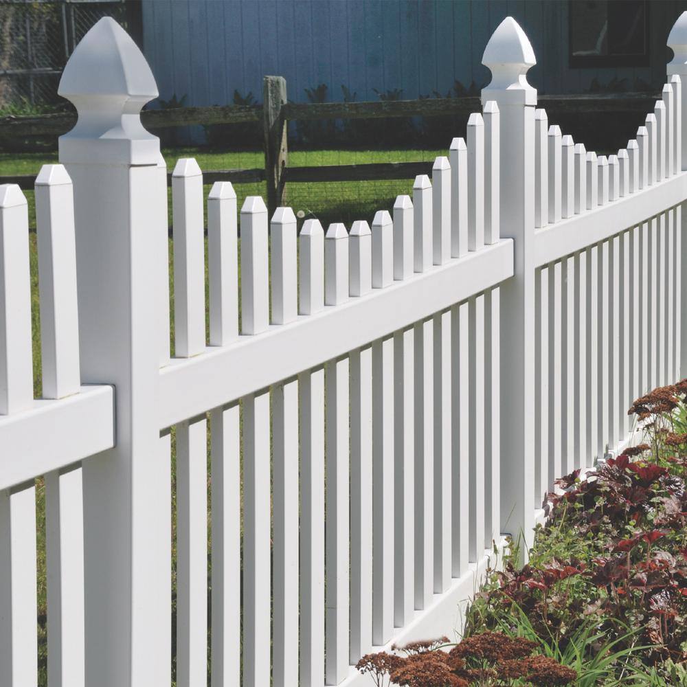 Fence Armor 6 in. L x 6 in. W x 14 ft. H White Fence Post Guard for Wood or Vinyl FA6x6VWMB