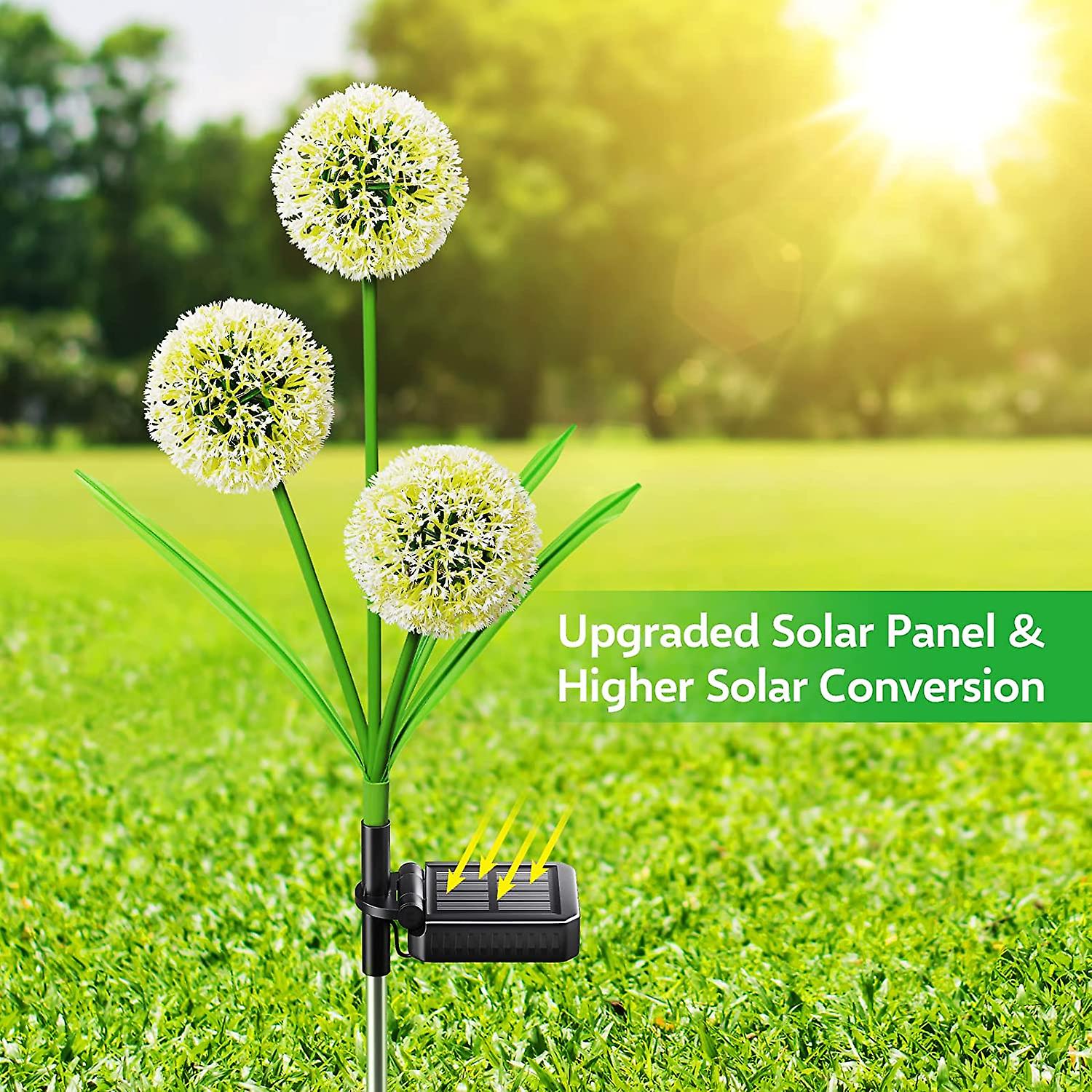 Solar Lights Outdoor Decorative Solar Dandelion Garden Lights