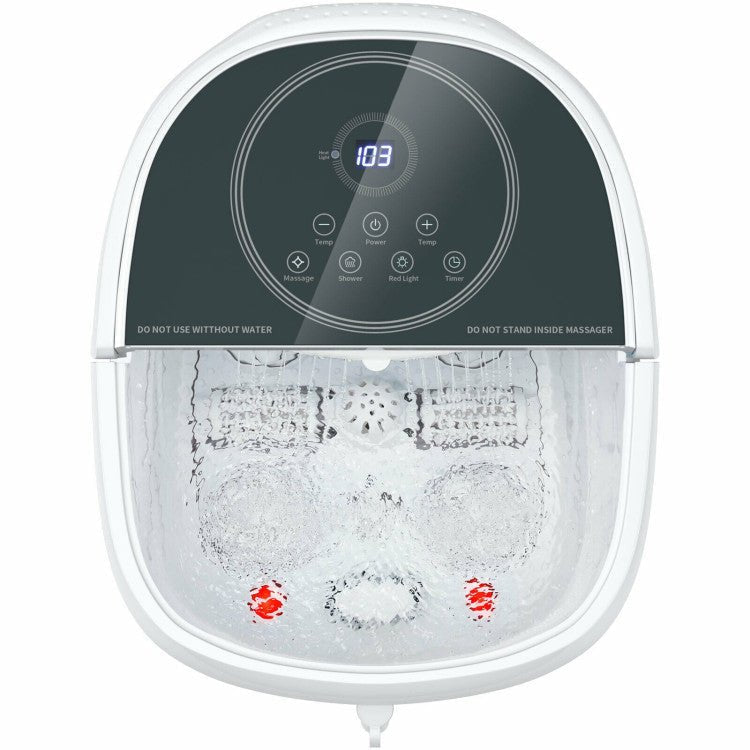 Best 2023 Electric Shiatsu Foot Spa Bath Massager With 3-Angle Shower