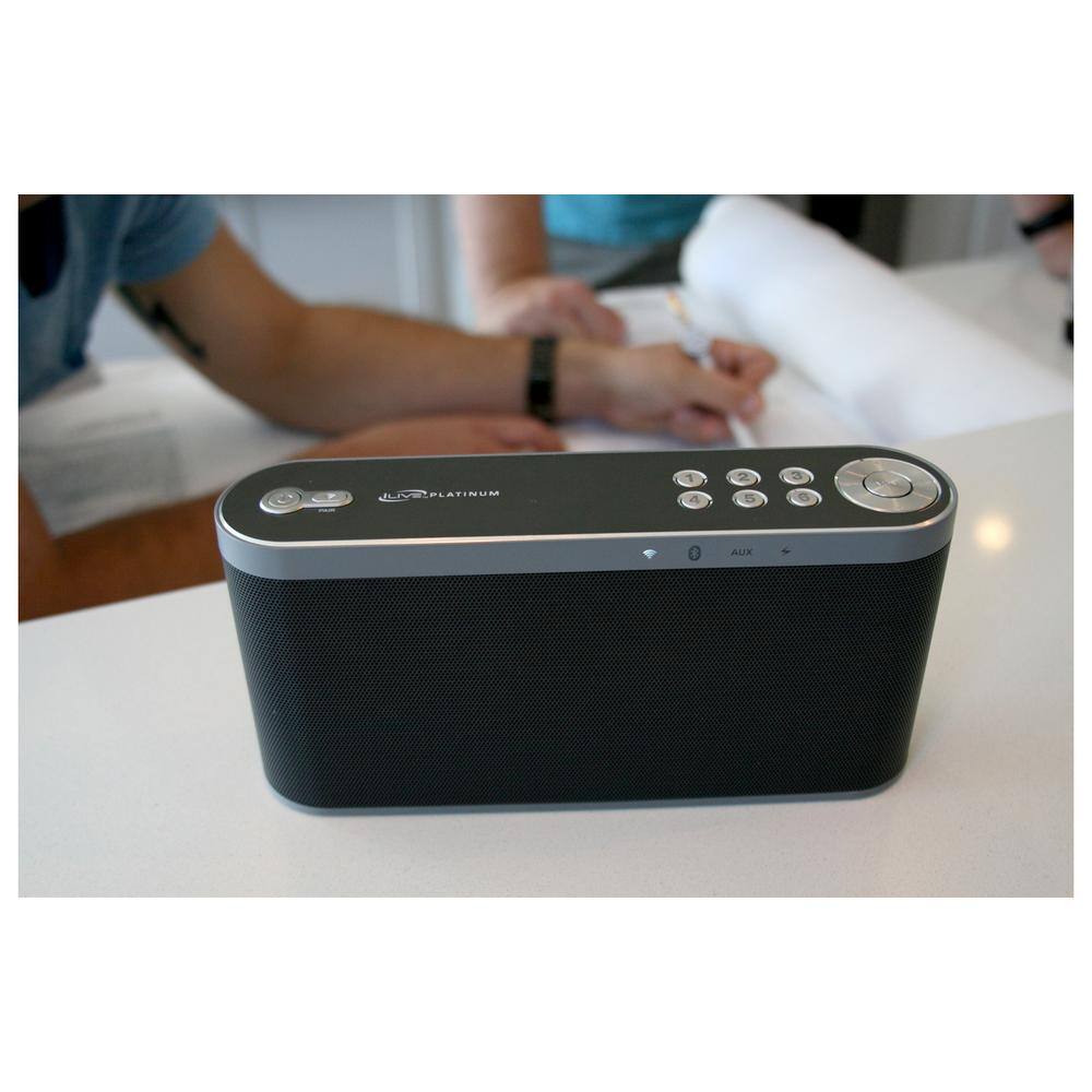 iLive Wi-Fi Speaker with Rechargeable Battery Red ISWF576R