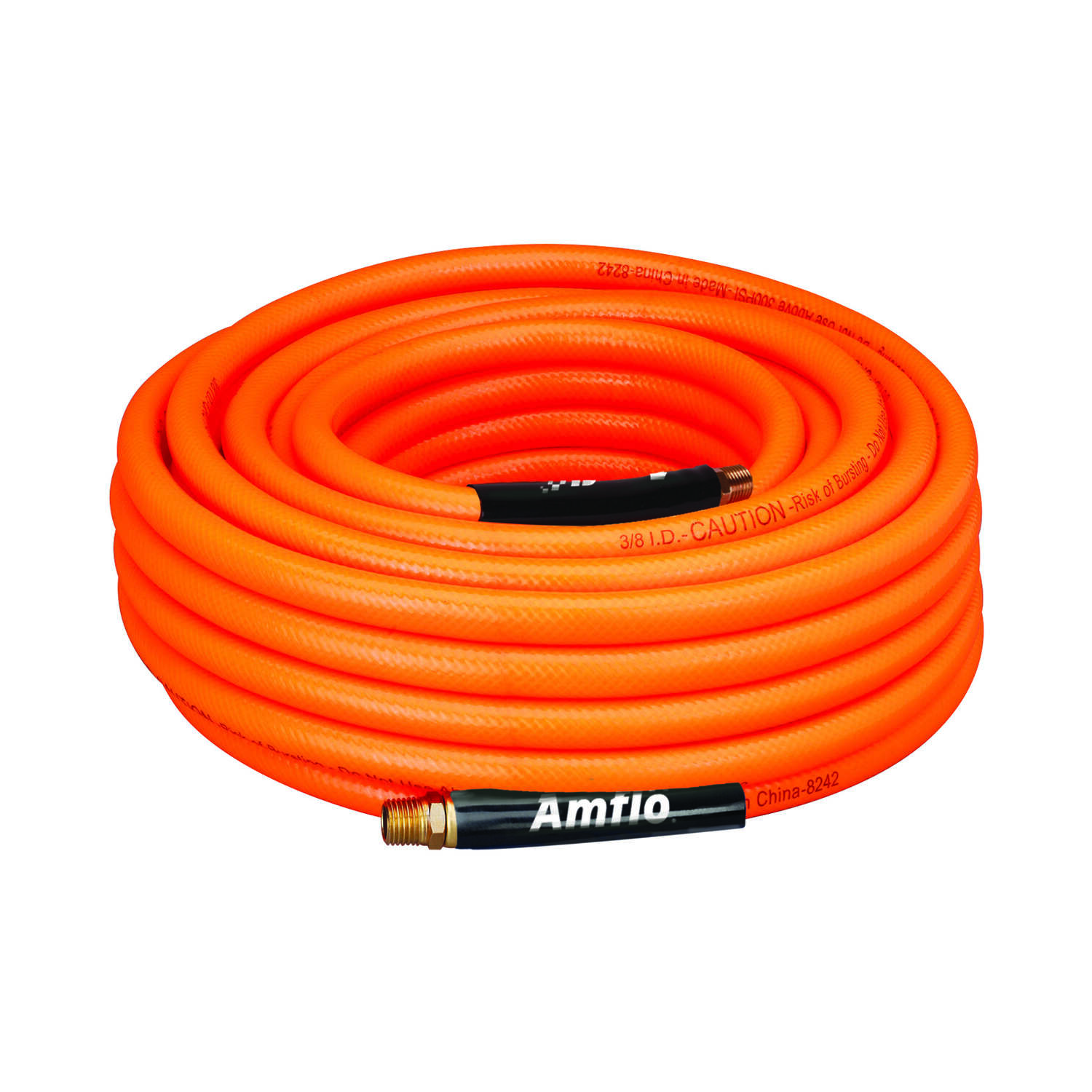 Amflo 25 ft. L X 3/8 in. D Polyvinyl Air Hose 300 psi Orange