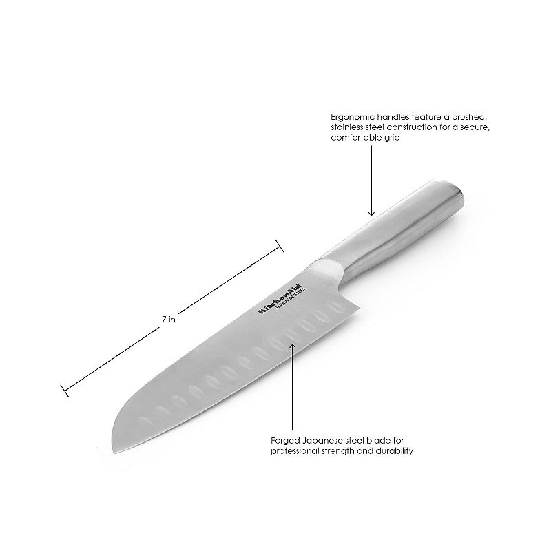 KitchenAid Gourmet 7-in. Santoku Knife with Blade Cover