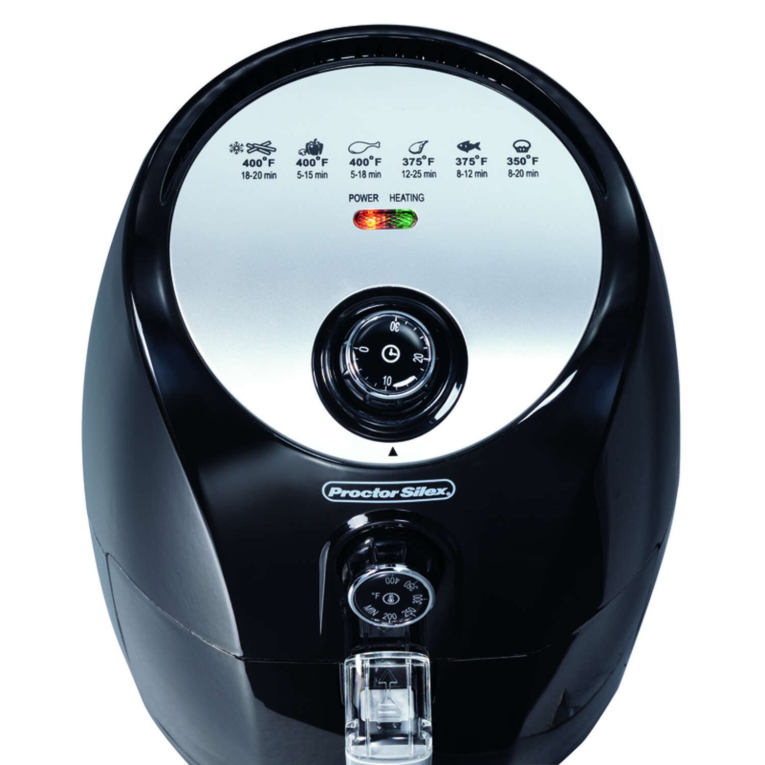 Proctor Silex Black 1.5 L Programmable Air Fryer