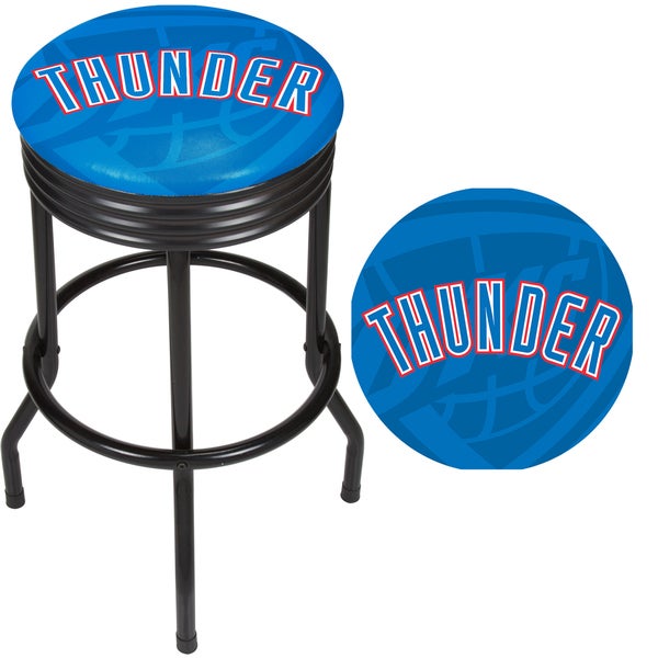 NBA Black Ribbed Bar Stool - Fade