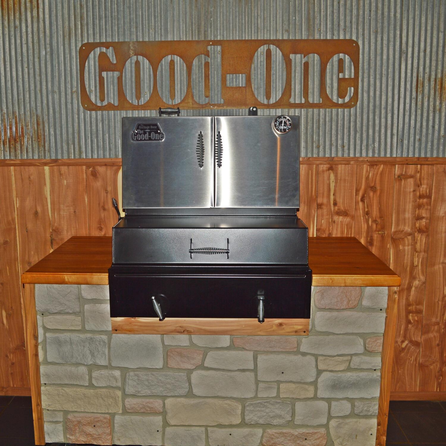 The Good-One Heritage Oven Gen III 32-Inch Built-In Charcoal Smoker