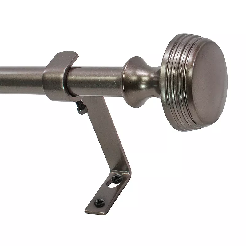 Decopolitan Knob Adjustable Curtain Rod