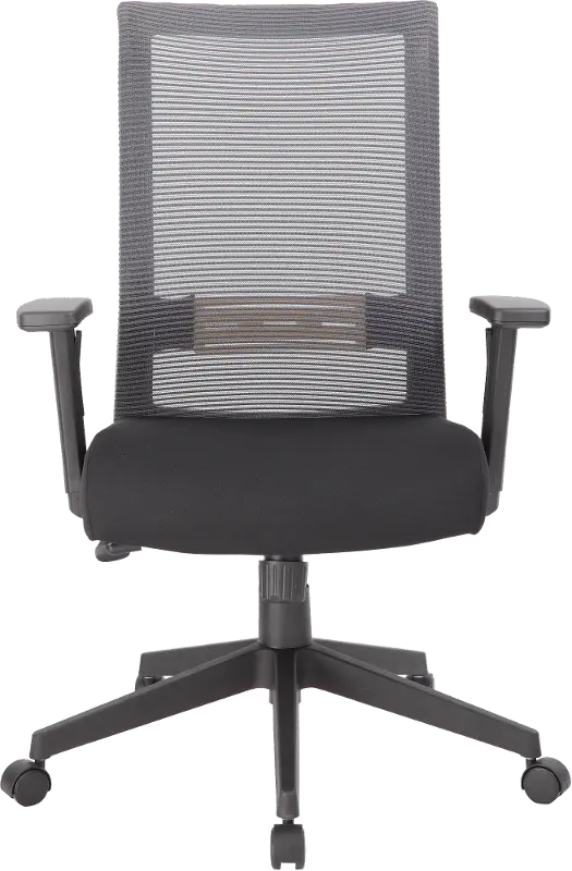 Boss Gray And Black Task Office Chair