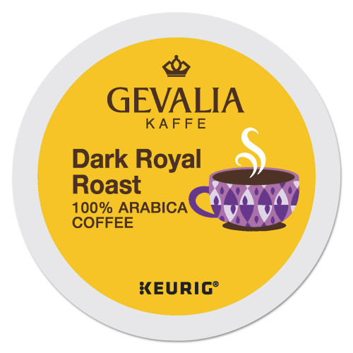 Gevalia Kaffee Dark Royal Roast K-Cups， 24/Box (5470)